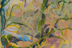 (Ref - 33: ET4) Clare’s walk 1, acrylic and ink on paper, framed, 60x46cms, £360