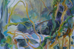 (Ref - 36: ET3) Clare’s walk 2, acrylic and ink on paper, framed, 58x46cms, £360