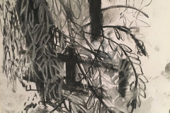 (Ref - 42: JJ16) Trailing Foliage III, Charcoal and pastel on paper, 48 x 38 cms, £95, mounted