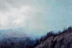 (Ref - 34: MS11) PENNINE MIST, Oil on Canvas, Actual Image Size: 40 x 50, Framed Size: 42 x 53, £450