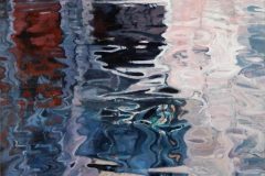 (Ref - 8: MS14) VENICE – GRAND CANAL REFLECTIONS I, Oil on Canvas, 50 x 50, £525
