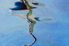 (Ref - 28: MS9) REFLECTIONS FROM A NORTHERN PORT VII, Oil on Canvas, 50 x 50, deep edged canvas, £525