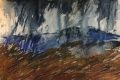 Blue Fell, Hazel Barron-Cooper, Watercolour, 44.5cms x 51cms, £170, HBC15
