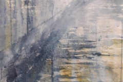 Mist on the Wall 2, Hazel Barron-Cooper, Watercolour, 112cms x 52cms, £250, HBC14