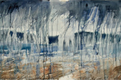 Sky Squall, Hazel Barron-Cooper, Watercolour, 65cms x 160cms, £750, HBC1