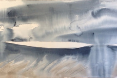 Sky Meets Land:From Walltown,South, Hazel Barron-Cooper, Watercolour, 65cms x 131cms, £700, HBC6