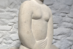 Figure, Ancaster stone, 39x20x10cm, £1300, RB10
