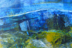 11.17 \'true north\' 30x30cms acrylic on board. framed