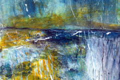14.17 \'the silent places\' 30x30cms acrylic on board. framed