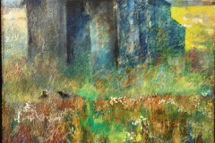 Title: Absence 7 - Type: Oil on canvas on hardboard, black frame - Size: 700x500mm - Ref: ART1J/F - Cost: £225  Gallery, £75 Foodbank