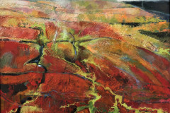 Title: Lost Path - Type: Mixed media, broad, thin black frame - Size: 615x615 including frame - Ref: ART22J/F - Cost: £300 Gallery, £100 Foodbank