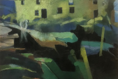 Title: Absence 2 - Type: Oil, 2”wide wood frame, glass - Size: 580x580, including frame - Ref: ART7J/F - Cost: £187 Gallery, £63 Foodbank