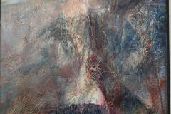 Title: Confrontation - Type: Mixed media, broad, thin black frame - Size: 920x610 including frame - Ref: ART11J/F - Cost: £450 Gallery, £150 Foodbank