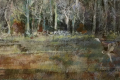 [SOLD] Title: Hunter - Type: Mixed media, black frame, cream mount behind glass - Size: 830x695 including frame - Ref: ART5J/F - Cost: £375 Gallery, £125 Foodbank