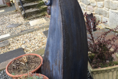 Title: PROUD, black/glazed, hand carved top, ribbed surface - Ref: DKSCU21 - Cost: £3,750
