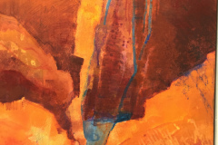 16. Canyon III - Mary Hayward - Type: Mixed media, Box Canvas - Size: 510x410mm - Cost: £285