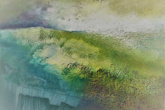 26. Clearing Sky - Glynnis Carter - Type: Mixed media, Box Canvas - Size: 500x500mm - Cost: £450