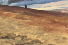 28. Dryburn Moor, Chimney - Lionel Playford - Type: Oil on Board - Size: 450x400mm - Cost: £380