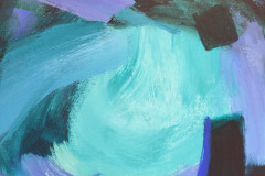 34. Blue light 1 - Linda Kent - Type: Acrylic on Canvas - Size: 300x240mm - Cost: £295, The two 34/35 for £525