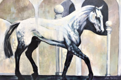 38. Dapple Grey - Sue Malkin - Type: Oil on Canvas - Size: 650x500mm - Cost: £875
