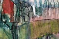 3. Railings - Jane_Willis - Type: Mixed media behind glass - Size: 530x395mm - Cost: £150