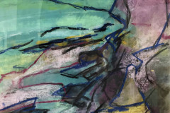 9. Loch Tuath - Jane Veitch - Type: Mixed media behind glass - Size: 570x570mm - Cost: £350