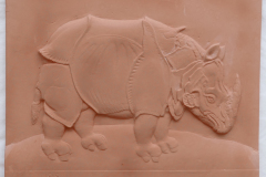 DURER-RINOCEROS-RELIEF-CAST-TERRACOTTA-EFFECT