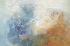 Glynnis Carter
 17 Lichen mixed media 
105x105cm  £1400