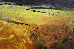 Glynnis Carter 9. Autumn Storm 
mixed media 50x50cm framed  £575