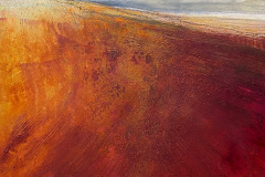 Glynnis Carter 'Darkening Sky', 120x80cm, mixed media on canvas, £1,200