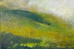 Glynnis Carter 'Spring', 40x40cm, mixed media on canvas, framed, £375