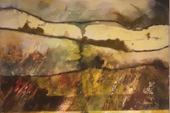 John Fowler ‘Early Snow1’ Mix Media Canvas on board, 600x600