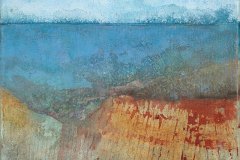 Mary Hayward 'Across the Sound IV', 295x295, mixed media on canvas, £150
