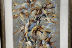 Sue Malkin 'Solo Dancer', Acrylic, collage, 79x61cm, £600
